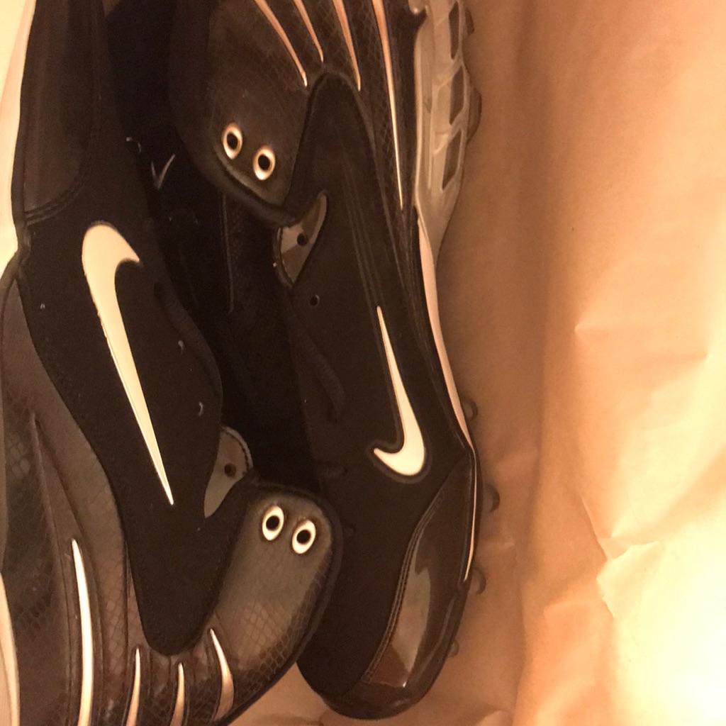 New In Box Vintage Old Stock Air Zoom Assassin Td Nike Football Cleats Black 13